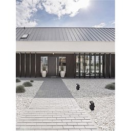 Obrázek pro produkt Venkovní sloupkové svítidlo ZELDA černý hliník a akrylový difuzor proti oslnění LED 9W 3000K 220-240V IP65 - NOVA LUCE