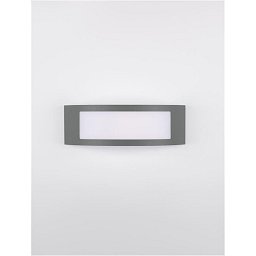 Obrázek pro produkt Venkovní nástěnné svítidlo ZENITH tmavě šedý hliník akrylový difuzor proti oslnění E27 1x12W 220-240V bez žárovky IP44 - NOVA LUCE