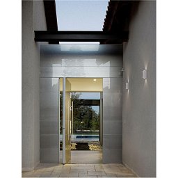 Obrázek pro produkt Venkovní nástěnné svítidlo DEWEI bílý hliník a akryl LED 2x2W 3000K 500mA 100-240V 68st. IP54 světlo nahoru a dolů - NOVA LUCE