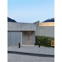 Obrázek pro produkt Venkovní sloupkové svítidlo TALA černý hliník a akryl LED 12W 3000K 100-240V 180st. IP54 - NOVA LUCE