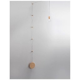 Obrázek pro produkt Závěsné svítidlo MARCE zlatý hliník čiré sklo LED 5W 230V 3000K IP20 - NOVA LUCE