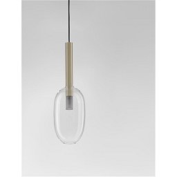 Obrázek pro produkt Závěsné svítidlo AMELIA zlatá a čiré sklo G9 1x5W 230V IP20 bez žárovky - NOVA LUCE