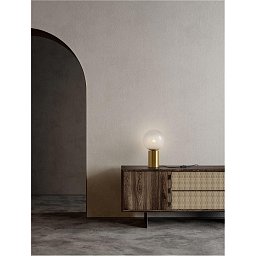 Obrázek pro produkt Stolní lampa JIAN mosazný zlatý kov a bílé sklo s přechody E27 1x12W 230V IP20 bez žárovky - NOVA LUCE