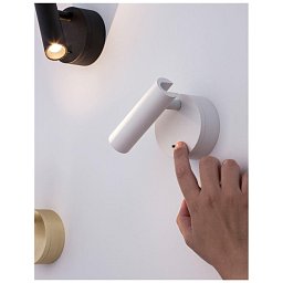 Obrázek pro produkt Bodové svítidlo CLIP bílý hliník LED Philips 3W vypínač na těle 3000K IP20 - NOVA LUCE