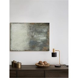 Obrázek pro produkt Stolní lampa PAZ zlatý kov černé kovové stínidlo černá základna E14 1x5W 230V IP20 bez žárovky - NOVA LUCE