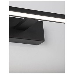 Obrázek pro produkt Nástěnné svítidlo nad obrazy a zrcadla LIVIA černý hliník a akryl LED 30W 230V 3000K IP44 - NOVA LUCE