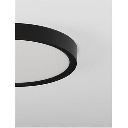 Obrázek pro produkt Stropní svítidlo DIXIE LED stropní svítidlo černá 24W 3000K/4000K/6500K D300 H25 - NOVA LUCE