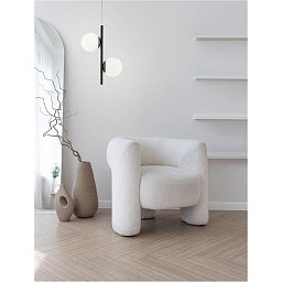 Obrázek pro produkt Závěsné svítidlo NUVOLE LED černý hliník a čiré sklo 3000K 16W - NOVA LUCE