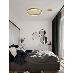 Obrázek pro produkt Stropní svítidlo MOTIF LED stropní svítidlo mosazný hliník 3000K IP20 40W 220-240V stmívatelné - NOVA LUCE