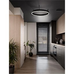 Obrázek pro produkt Stropní svítidlo MOTIF LED stropní svítidlo černý hliník IP20 3000K 40W 220-240V stmívatelné - NOVA LUCE