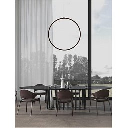 Obrázek pro produkt Závěsné svítidlo CHANGE černý hliník a akryl LED 48W 230V 3000K IP20 stmívatelné - NOVA LUCE