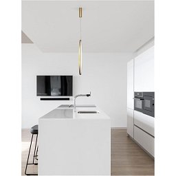 Obrázek pro produkt Závěsné svítidlo CHANGE zlatý hliník a akryl LED 48W 230V 3000K IP20 stmívatelné - NOVA LUCE