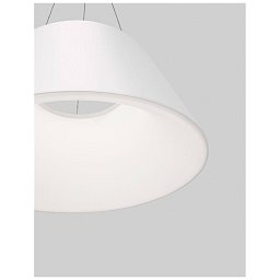 Obrázek pro produkt Závěsné svítidlo VOLCANO kov a akrylový difuzor bílá LED 33W 230V 3000K IP20 - NOVA LUCE
