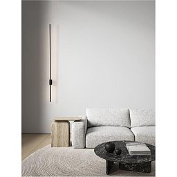 Obrázek pro produkt Nástěnné svítidlo ADEN LED 20W 3000K hliník černá - NOVA LUCE