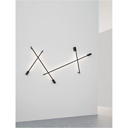 Obrázek pro produkt Nástěnné svítidlo GROPIUS černý hliník LED 20W 230V 3000K IP20 - NOVA LUCE