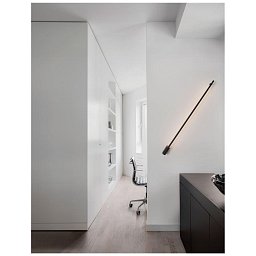 Obrázek pro produkt Nástěnné svítidlo GROPIUS černý hliník LED 20W 230V 3000K IP20 - NOVA LUCE