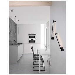 Obrázek pro produkt Nástěnné svítidlo GROPIUS černý hliník LED 10W 230V 3000K IP20 - NOVA LUCE