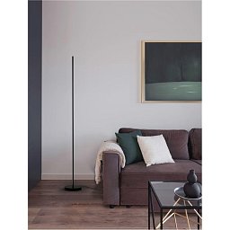 Obrázek pro produkt Stojací lampa COLBY černý hliník LED 18W 220-240V 3000K IP20 - NOVA LUCE