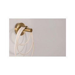 Obrázek pro produkt Nástěnné svítidlo CERELIA mosazný zlatý kov a silikonová trubice LED 29.5W 230V 3000K IP20 - NOVA LUCE