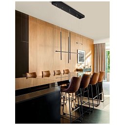 Obrázek pro produkt Závěsné svítidlo ELETTRA černý hliník LED 35W 230V 3000K IP20 - NOVA LUCE