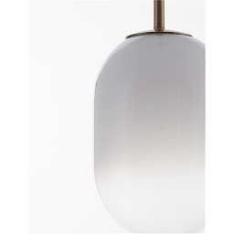 Obrázek pro produkt Závěsné svítidlo CHRYSI mosazný zlatý kov a bílé sklo s přechody G9 1x5W 230V IP20 bez žárovky - NOVA LUCE