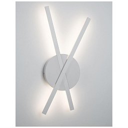 Obrázek pro produkt Nástěnné svítidlo RESLIN bílý hliník a akryl LED 18W 220V 3000K IP20 - NOVA LUCE