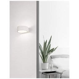 Obrázek pro produkt Nástěnné svítidlo ENNA bílý hliník a akryl LED 6W 220-240V 3000K IP20 - NOVA LUCE