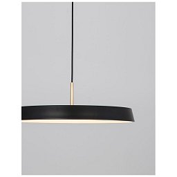Obrázek pro produkt Závěsné svítidlo VETRO matný černý hliník a akryl LED 41W 230V 3000K IP20 - NOVA LUCE
