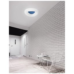 Obrázek pro produkt Stropní svítidlo CIA modrý hliník a akryl LED 38W 230V 3000K IP20 stmívatelné - NOVA LUCE
