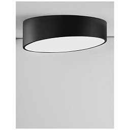 Obrázek pro produkt Stropní svítidlo MAGGIO černý hliník matný bílý akrylový difuzor LED 30W 230V 3000K IP20 - NOVA LUCE