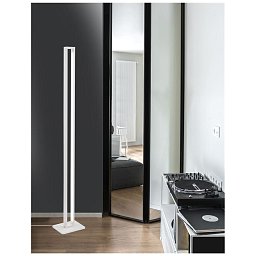 Obrázek pro produkt Stojací lampa LINE bílý hliník a akryl nastavitelné LED 27W 230V 3000K IP20 - NOVA LUCE