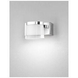 Obrázek pro produkt Nástěnné svítidlo SABIA chrom hliník a akryl LED 5W 220-240V 3000K IP44 - NOVA LUCE