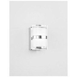 Obrázek pro produkt Nástěnné svítidlo SABIA chrom hliník a akryl LED 10W 220-240V 3000K IP44 - NOVA LUCE