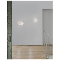 Obrázek pro produkt Nástěnné svítidlo ASTRID bílý kov a akryl LED 20W 220-240V 3000K IP20 - NOVA LUCE