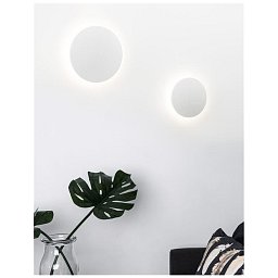 Obrázek pro produkt Nástěnné svítidlo ASTRID bílý kov a hliník akryl LED 12W 220-240V 3000K IP20 - NOVA LUCE