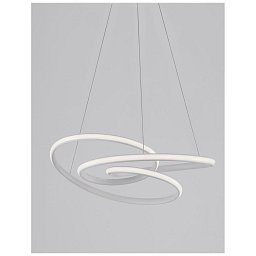 Obrázek pro produkt Závěsné svítidlo MENTON bílý hliník a akryl LED 43W 230V 3000K IP20 stmívatelné - NOVA LUCE