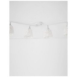 Obrázek pro produkt Bodové svítidlo SION bílý kov bílý kabel E14 4x5W 230V IP20 bez žárovky - NOVA LUCE