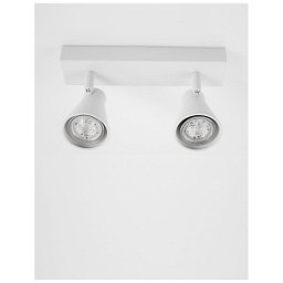 Obrázek pro produkt Bodové svítidlo DUBLIN bílý kov GU10 2x10W 230V IP20 bez žárovky - NOVA LUCE