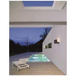 Obrázek pro produkt Venkovní nástěnné svítidlo BRIN antracitový hliník čiré sklo LED 10W 3000K 200-240V 101st. IP65 - NOVA LUCE