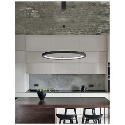 Obrázek pro produkt Závěsné svítidlo EMPATIA černý hliník a akryl LED 35W 230V 3000K IP20 stmívatelné - NOVA LUCE