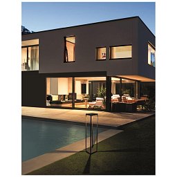 Obrázek pro produkt Venkovní sloupkové svítidlo SURF LED antracit 3000K 200-240V 108st. IP65 - NOVA LUCE