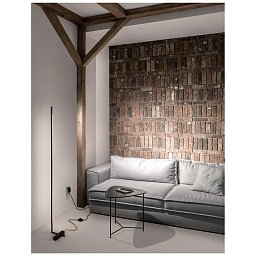 Obrázek pro produkt Stojací lampa RACCIO černý kov a akryl LED 17.3W 230V 3000K IP20 - NOVA LUCE