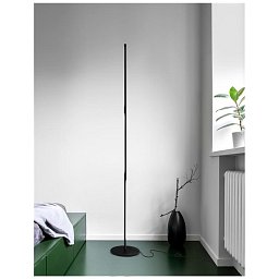 Obrázek pro produkt Stojací lampa HANDY černý hliník a akryl rotační - vypínač na těle LED Samsung 25W 230V 3000K IP20 - NOVA LUCE