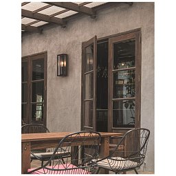 Obrázek pro produkt Venkovní nástěnné svítidlo SORREN antracitový hliník a čiré sklo E27 1x12W 220-240V bez žárovky IP65 - NOVA LUCE