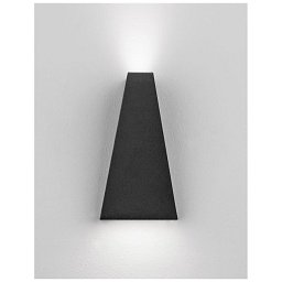Obrázek pro produkt Venkovní nástěnné svítidlo MILEY černý hliník čiré sklo LED 7W 3000K IP54 200-240V IP54 světlo nahoru a dolů - NOVA LUCE