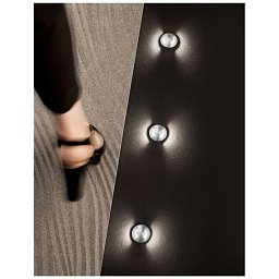 Obrázek pro produkt Venkovní zapuštěné svítidlo do země BANG nikl satén hliník LED 1W 3000K IP67 100-240V 42st. vč. driveru - NOVA LUCE