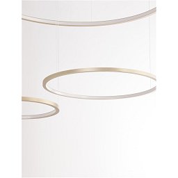 Obrázek pro produkt Závěsné svítidlo PURPLE zlatá nerez ocel a silikon LED 84W stmívatelné - NOVA LUCE
