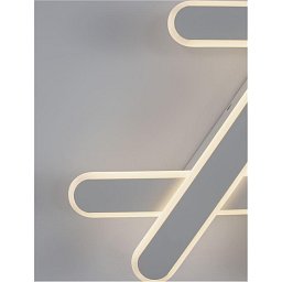 Obrázek pro produkt Stropní svítidlo WILLOW bílá ocel a akryl Dx54.7x33.9x5.6cm LED 40W stmívatelné - NOVA LUCE