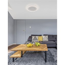 Obrázek pro produkt Stropní svítidlo WILLOW bílá ocel a akryl D45x6mm LED 40W - NOVA LUCE