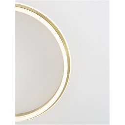 Obrázek pro produkt Stropní svítidlo WILLOW zlatá ocel a akryl D60x6cm LED 60W - NOVA LUCE